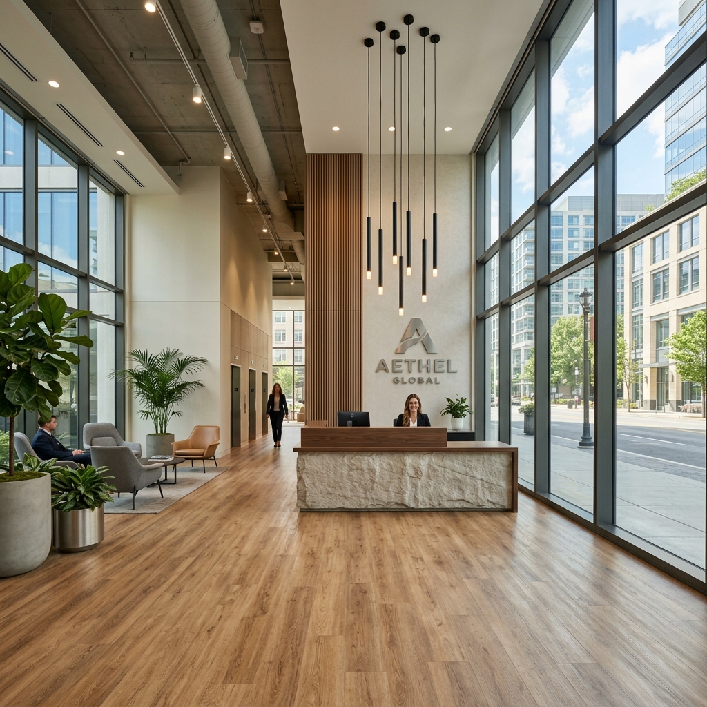 Premium commercial office flooring installation in Phoenix