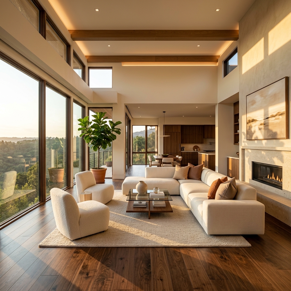 Premium hardwood flooring installation in Scottsdale home